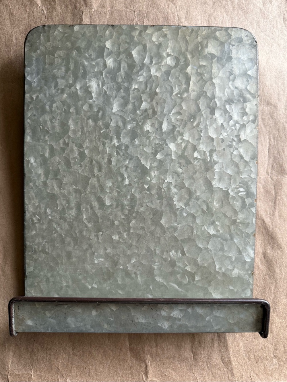 Industrial Hammered Metal Stand